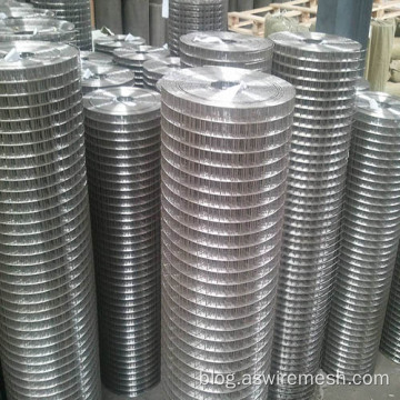 Electro hot dipped galvanized welded wire mesh roll